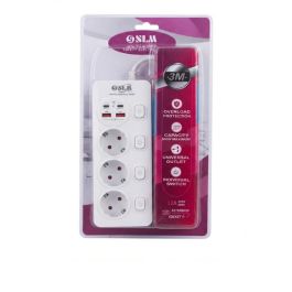 Multiprises SLM 3 Prises + 2 USB + 2 USB-C 3000W
