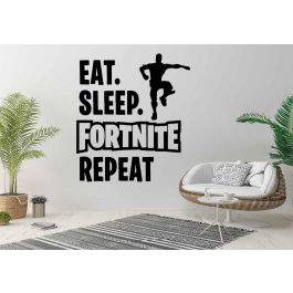 Sticker mural Artzy Fortnite Gamer Jeu vidéo - D: 57x64 cm