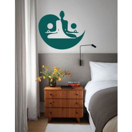 Sticker mural Artzy Namaste Yoga D: 57x72 cm