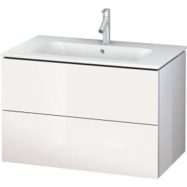 Meuble sous lavabo suspendu DURAVIT L-Cube 82 cm – Blanc Brillant