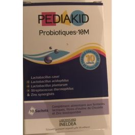 Pediakid Probiotiques 10 Sachets - Digestion & Immunité Enfant