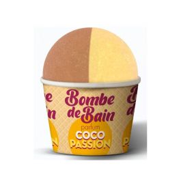 Bombe de Bain Coco Passion - Bain de Provence | Détente Exotique