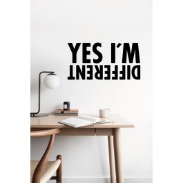 Sticker mural I'm Different Artzy - 57x29 cm - Noir