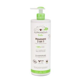 Alphanova Moussant 3en1 400 ml - Gel Lavant Doux Bébé