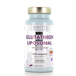 BIOCYTE Glutathion Liposomal Complément Alimentaire Beauté de la Peau 30 Gélules
