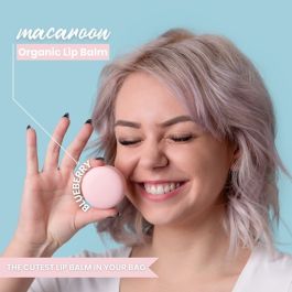 Baume à Lèvres Macarons Myrtille - Marque Inconnue - Hydratant