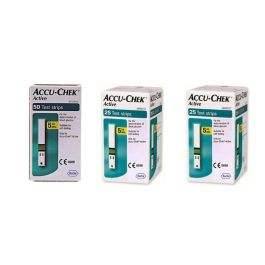 Accu-Chek Active Bandelettes Glycémie - Pack 75+25 - Accu-Chek