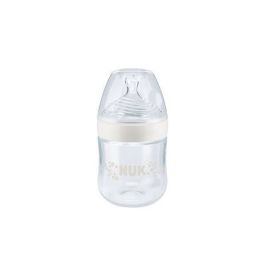 NUK Biberon Plastique Nature Sense 150ml T1 - Allaitement Bébé