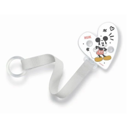 Attache Sucette Mickey Duo Nuk - Accessoire Bébé Pratique