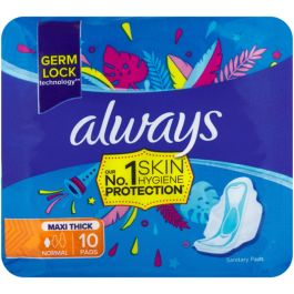 Always Maxi Thick Normal - Serviettes Hygiéniques - Boîte 10