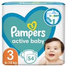 Couches Active Fit Taille 3 (6-10 kg) - Pampers - Lot de 27