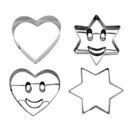 2 emporte pieces smiley Zenker - 42892 - FACKELMANN