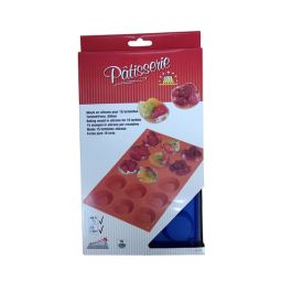 15 petits Moules pour tartelettes Silicone - 43434 - FACKELMANN