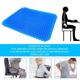 Coussin de siège en silicone,Coussin orthopédique en gel antidérapant pour soulager la douleur