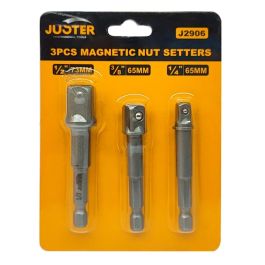 Jeu de 3 adaptateurs à douilles pour perceuses et perforateurs - JUSTER