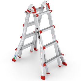 Échelle articulée en aluminium 4X4 marches - CK417T