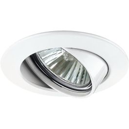 KIT DE 4 SPOT ZAMAC ROND BLANC ORIENTABLE