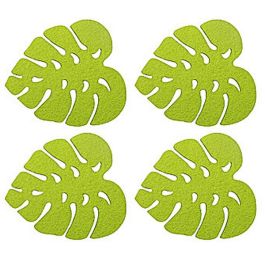 4 Sous verres feuille tropical - 52340 - FACKELMANN