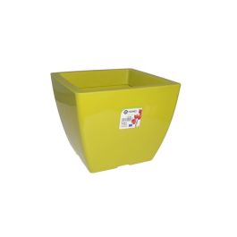 Pot Linéa carré Chartreuse 27x27x22 cm VIOMES