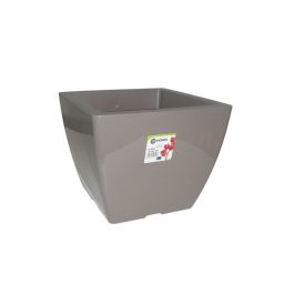 Pot Linéa square taupe 33x33x27 cm VIOMES