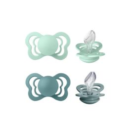 Bibs Sucette Couture 2ème Âge (x2) - Nordic Mint/Island Sea