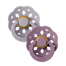 Bibs Sucette Bohème Pacifier 2ème âge - Lot de 2 Gris Fossil &