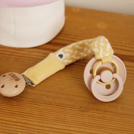 Attache-sucette BIBS Pale Butter/Ivory - Accessoire Bébé