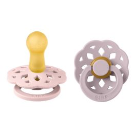 Bibs Sucette Boheme Caoutchouc Naturel T2 - Duo Violet & Pumpkin