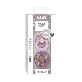 Bibs Sucette Colour Liber 1er Âge x2 - Camomille, Violet & Ciel