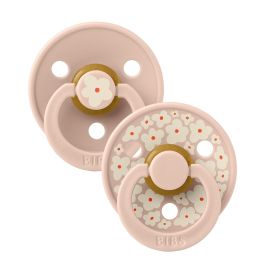 Coffret Sucette & Attache-Sucette Bibs Colour Jasmine Blush T2