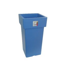 Pot Linéa carré haut Azur 27x27x50 cm VIOMES