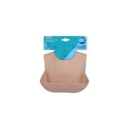 Canpol Bavoir Silicone Crème - Repas Bébé Pratique et Propre