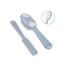 Canpol Brosse et Peigne Bébé Bleu - Soin Doux Cheveux