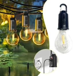 lampe camping rechargeable usb - 17,5*6*6 mm - 5 W - Noir