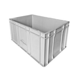 Caisse industrielle ELSO - Grise - 60 x 40 x 32 cm - C6