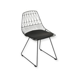 ESPACE HOME - chaise en acier etzy - 44 x 78 x 53 cm