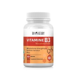 Bioherbs Vitamine B3 - Énergie & Vitalité - 60 Comprimés