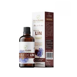 Almaflore Huile de Lin 50 ml - Bio - Peau, Cheveux, Corps