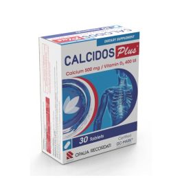 Calcidos Plus 30 Comprimés - OPALIA RECORDATI - Santé Osseuse