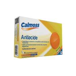 Calmoss Antiacide 16 Comprimés - Soulagement Digestif Rapide