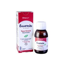 Baumix Sirop Toux Grasse Nourrissant 90 ml - Soulage Toux Grasse
