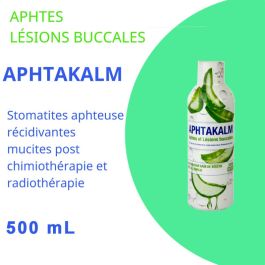 Aphtakalm Bain de Bouche 500 ml - Hygiène Bucco-Dentaire