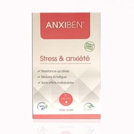 Belpharma Anxiben 30 Gélules - Bien-être & Stress - Boticinal