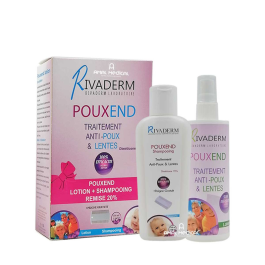 Rivaderm Pouxend Coffret Anti-Poux - Lotion & Shampoing Enfants