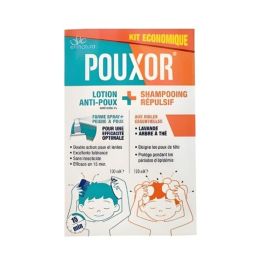 Pouxor Pack Anti-Poux Lotion + Shampoing - Traitement Complet