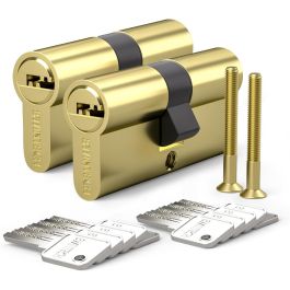 serrure pour porte - cylindre de porte - 70mm - JUSTER