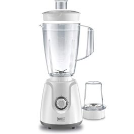 Blender Black & Decker BX4030- 400W - 1.5L + 1 Moulin - Blanc