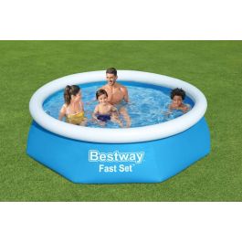 Piscine Autoportante Bestway Fast Set D 244 x 61 cm + Pompe + Cartouche
