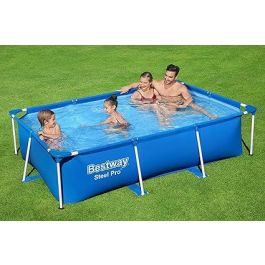 Piscine Hors Sol Bestway Steel Pro Rectangulaire 221 x 150 x 43 cm
