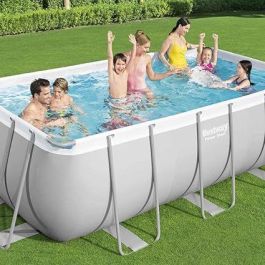 Piscine hors sol Power Steel rectangulaire 412 x 201 x 122 cm + filtre à cartouche